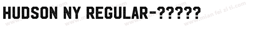 Hudson NY Regular字体转换